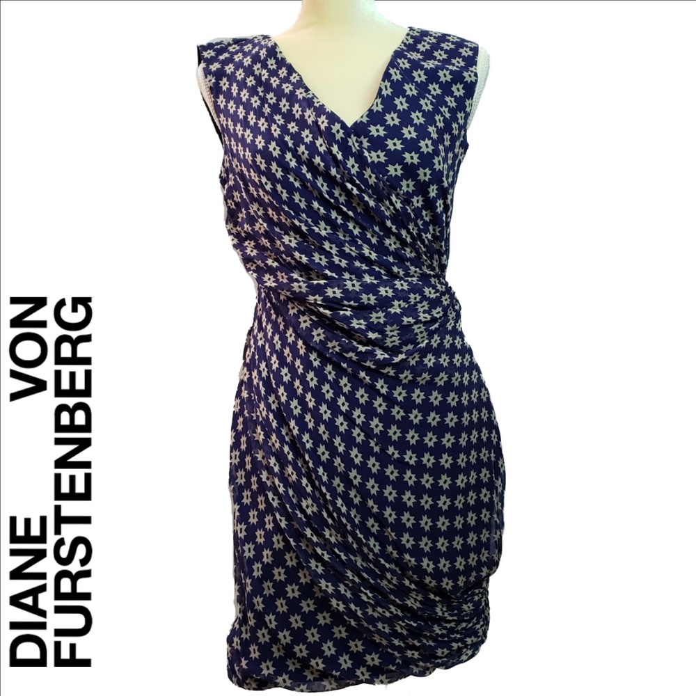 Diane Von Furstenberg Francia Silk Dress Size 6